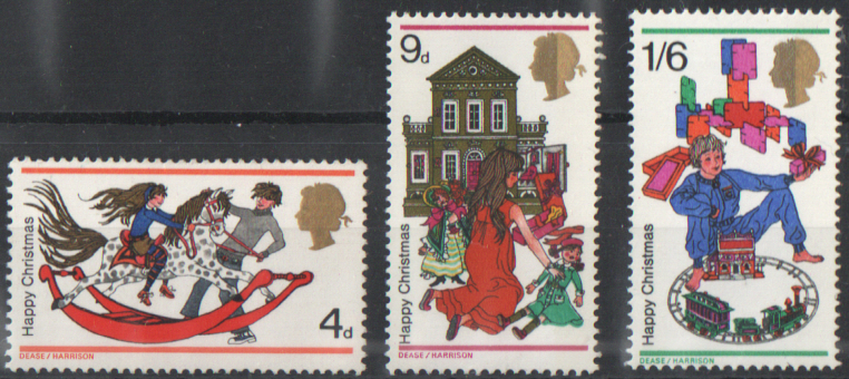 (image for) SG775 / 777 1968 Christmas unmounted mint set of 3