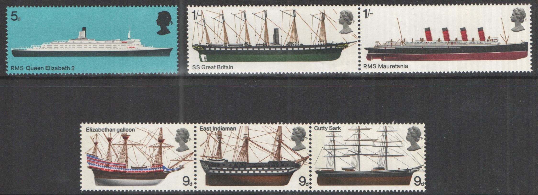 (image for) SG778 / 783 1969 Ships unmounted mint set of 6 - Click Image to Close