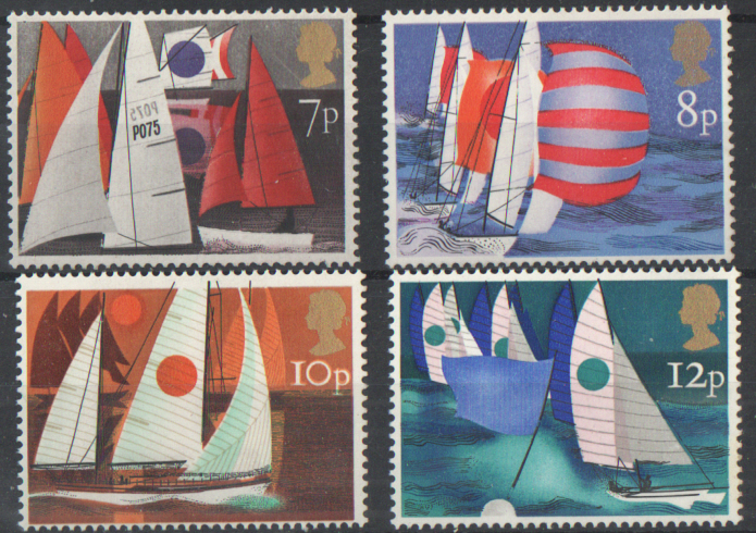 (image for) SG980 / 983 1975 Sailing unmounted mint set of 4