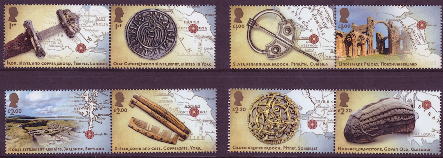 (image for) SG(TBC) 2024 Viking Britain unmounted mint set of 8