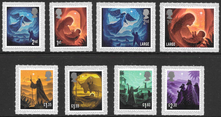 (image for) SG4283 / 90 2019 Christmas unmounted mint set of 8