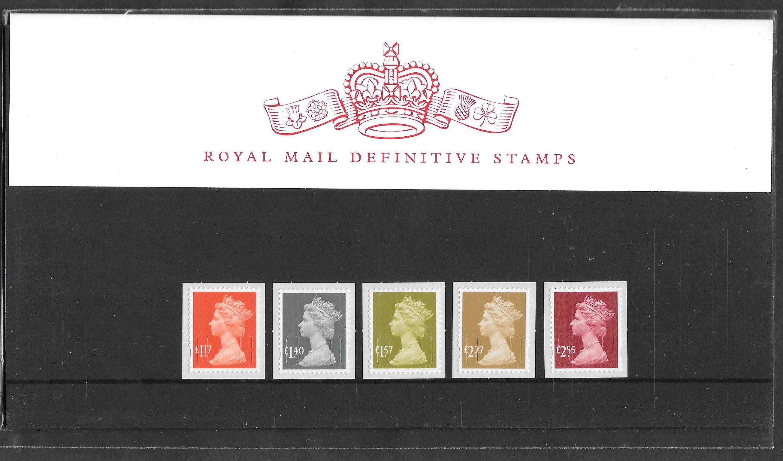 (image for) 2017 Machin Definitive Royal Mail Presentation Pack 106