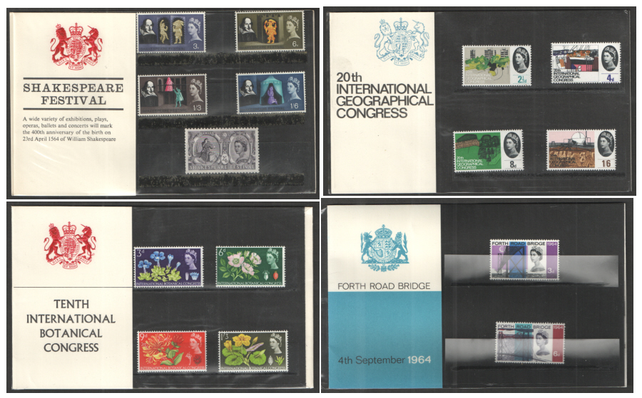 (image for) 1964 Commemorative Presentation Pack Year Set - Click Image to Close