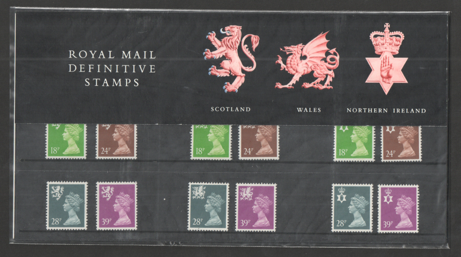(image for) 1991 Regional Definitives Royal Mail Presentation Pack 26
