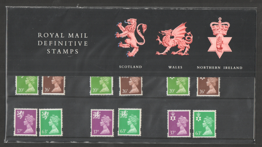 (image for) 1996 Regional Definitives Royal Mail Presentation Pack 36