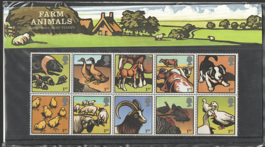 2005 Farm Animals Royal Mail Presentation Pack 367 - £ : Jerwood  Philatelics, booklets and stamps of Great Britain