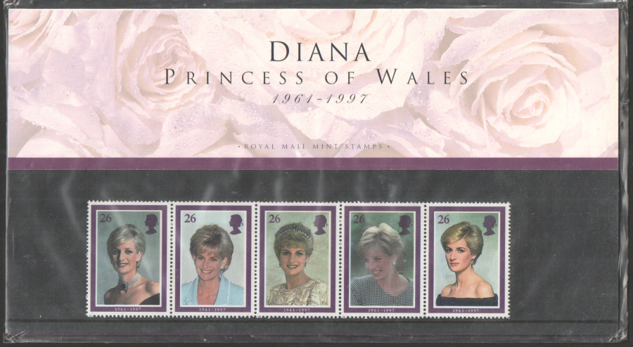 (image for) 1998 Diana Princess of Wales Royal Mail Presentation Pack