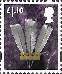 (image for) 2011 £1.10 Wales Cyl C1 C1 C1 C1 C1 C1 (C1) col 4 row 1 cylinder block