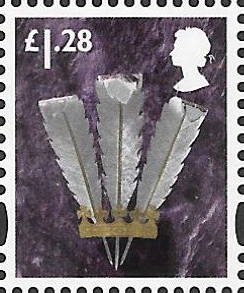 (image for) 2012 £1.28 Wales Cyl C1 C1 C1 C1 C1 C1 (C1) col 3 row 1 cylinder block