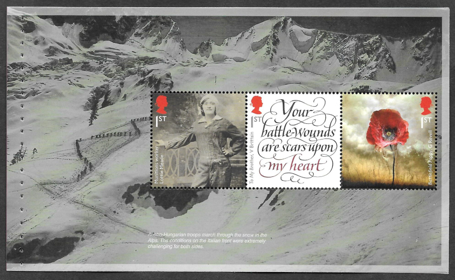 (image for) Pane DP503 from 2016 "Great War 1916" Prestige Booklet