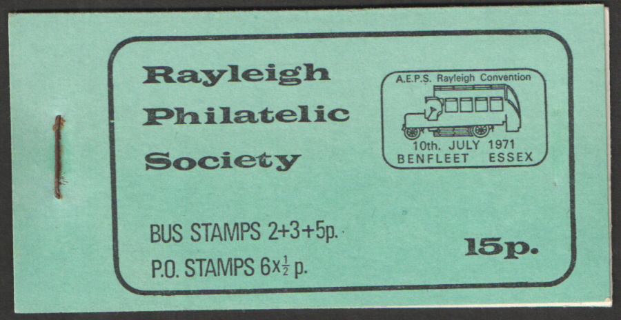 (image for) 1971 Rayleigh Philatelic Society Privately Produced Booklet