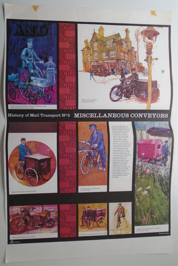 (image for) GPO History of Mail Transport No. 5 - Miscellaneous Conveyors. Vintage poster SPWDC3.