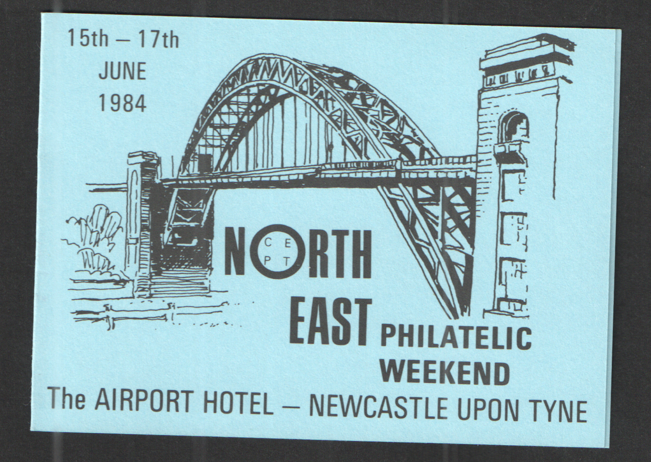 (image for) 1984 8th North East Philatelic Weekend Private Booklet