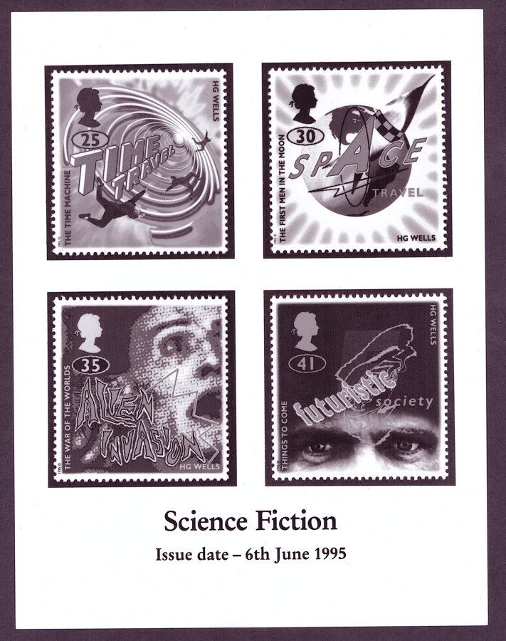 (image for) 1995 Science Fiction Royal Mail press publicity photograph. Circa 165mm x 215mm.