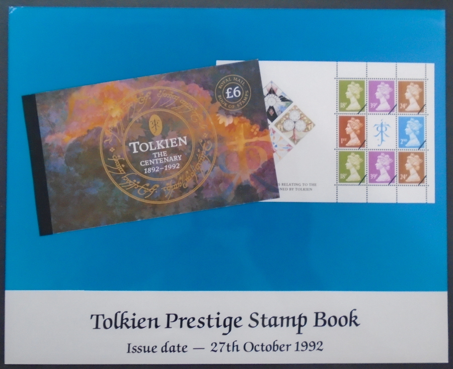 (image for) 1992 Tolkien Prestige Book colour Royal Mail press publicity photograph. Circa 254mm x 203mm.