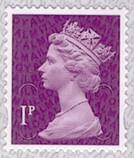 (image for) 2018 1p Dark Maroon M18L SBP2i Col. 2 Row 1. Cyl (W1) W1 W1 Machin Block