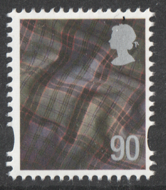 (image for) 2009 Scotland 90p Cyl D1 D1 D1 D1 D1 (D1) Left Grid Cylinder Block - Click Image to Close