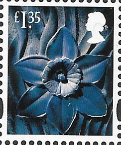 (image for) 2019 £1.35 Wales Cyl C1 C1 C1 C1 (C1) col 1 row 2 cylinder block