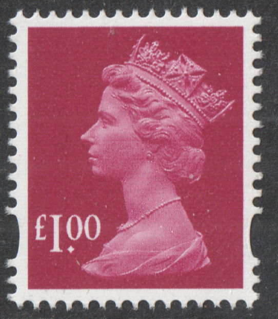 (image for) DG1000.6 £1 Ruby 22/03/07 right margin date block of 8