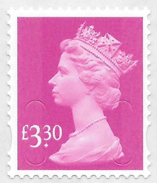 2015 £3.30 Rose Pink M15L Cyl D1 Col 1 Row 4 cylinder block