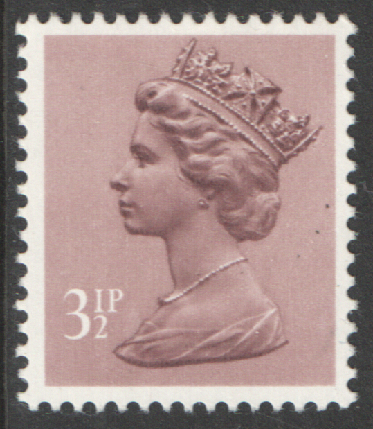 (image for) 1983 3.5p Purple Brown PCP(H) / DEX Cyl 17 no dot Machin Cylinder Block