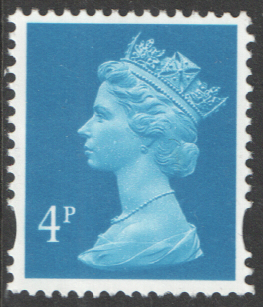 (image for) DG40.22 4p Cobalt Blue 01/04/03 Right Margin Machin Date Block of 10.