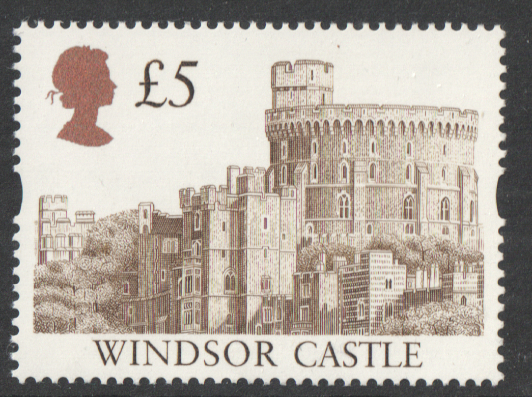 (image for) 1997 Enschede Castle £5.00 Brown Plate 1A 1A Block of 4