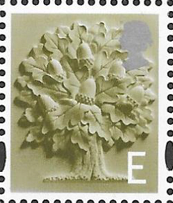 (image for) 2003 'E' England Cylinder D1 D1 Dot Cylinder Block