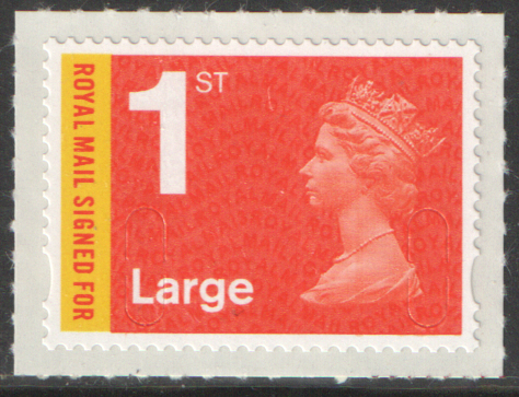 (image for) 2013 1st Class Large Royal Mail Signed For MA13 OFNP / SA C2 R1 Cylinder D1 block of 6