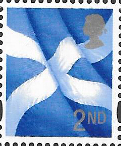 (image for) Scotland 2nd Class 14/04/04 Left Margin Date Block of 8