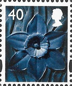 (image for) 2004 40p Wales Cyl D1 D1 D1 (D1) dot cylinder block