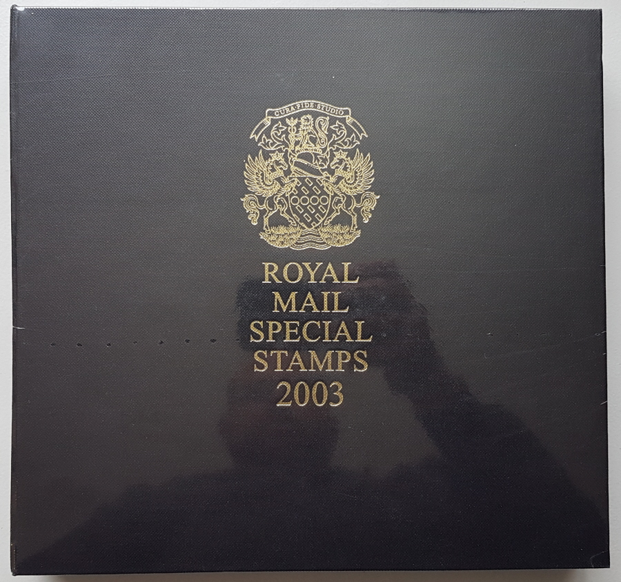 (image for) 2003 Leather Bound Royal Mail Year Book. Limited Edition. - Click Image to Close