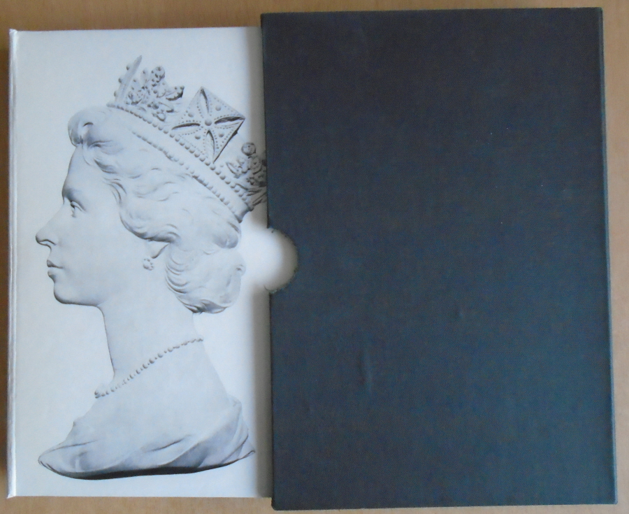 (image for) Post Office delegate folder / box containing 10 x 1977 / 77 stamp sets on cards.