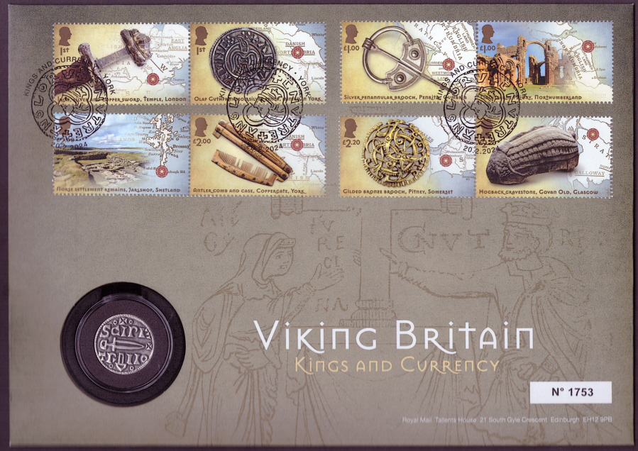 (image for) 2024 Viking Britain Royal Mail PNC medal cover