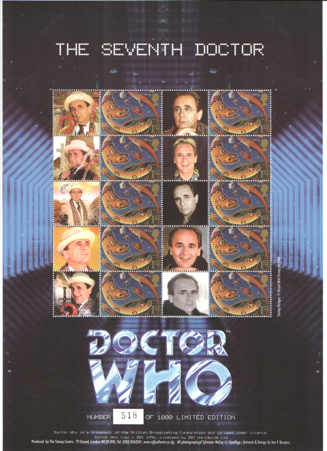 (image for) BC-046 2004 Doctor Who The Seventh Doctor Business Smilers Sheet