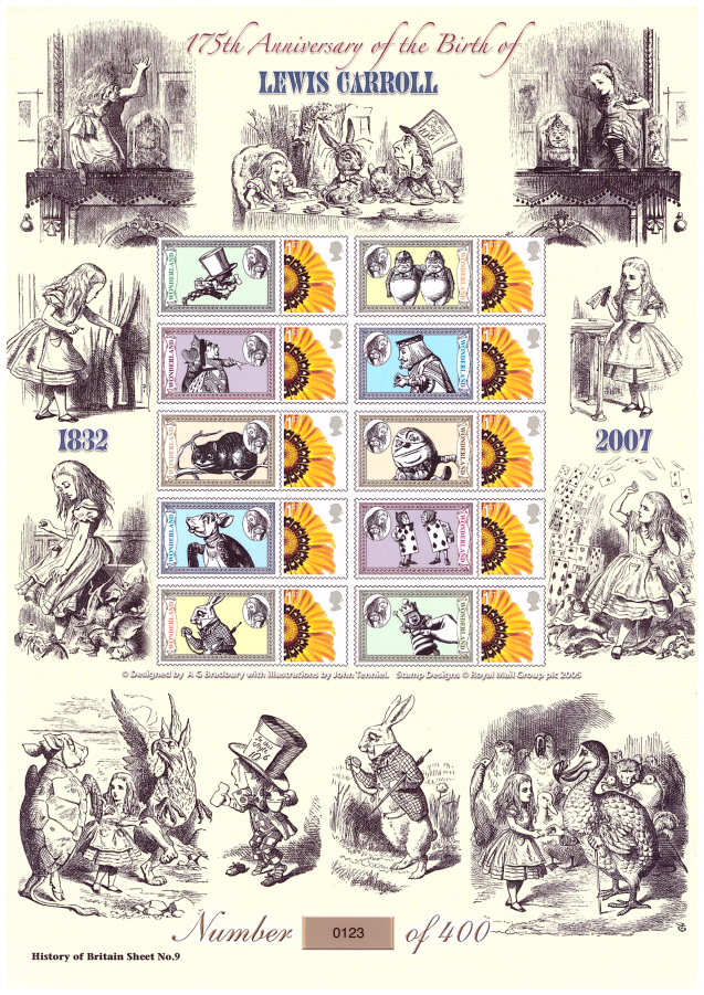 (image for) BC-108 Lewis Carroll History of Britain No.9 Business Smilers Sheet