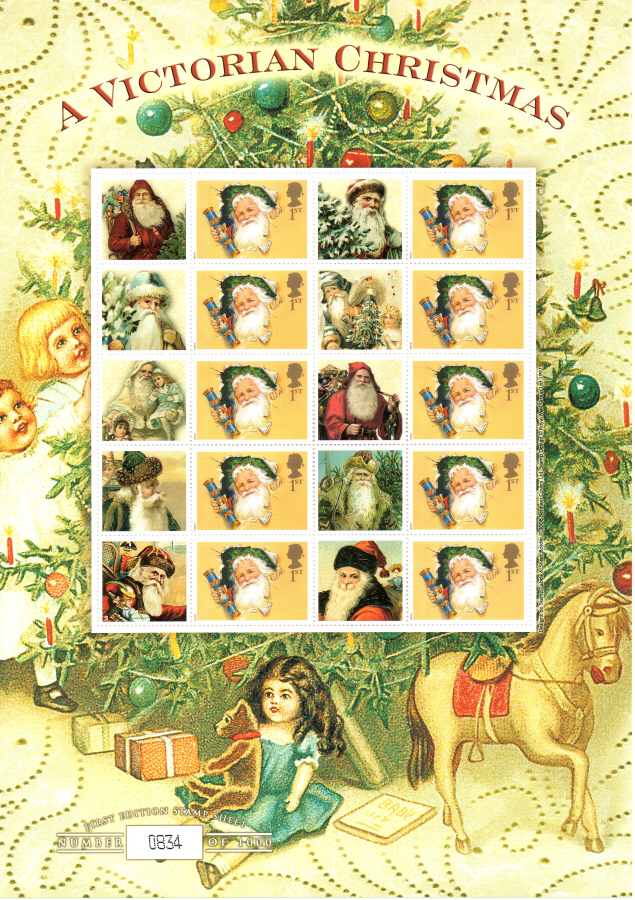 (image for) BC-182 2008 Victorian Christmas Business Smilers Sheet